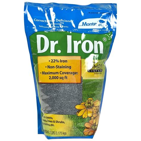 Monterey Dr Soil Acidifier Granules Iron And Elemental Sulfur Acidic