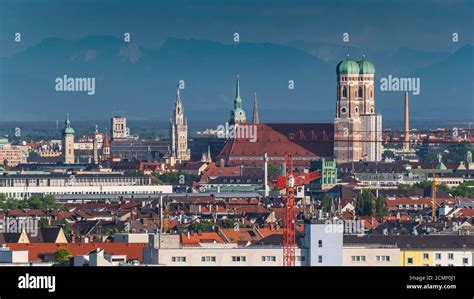 Munich city skyline; Germany Stock Photo - Alamy