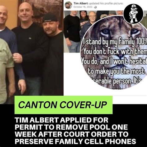 Shared Post Canton Coverup Part 19 Tim Albert Applied For Permit To