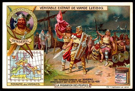 Liebig Tradecard S824 Invasion Of The Vandals In 2020 European