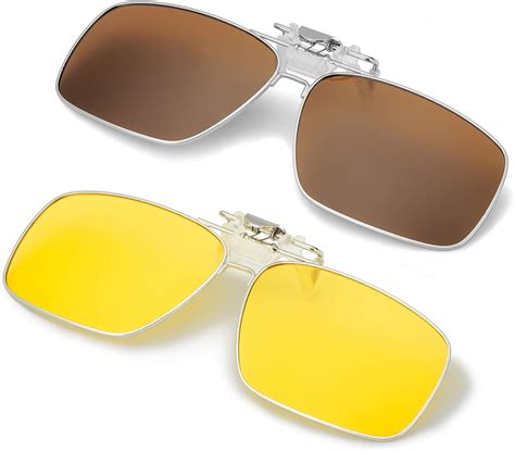 Elivwr Photochromic Polarized Clip On Sunglasses Transition