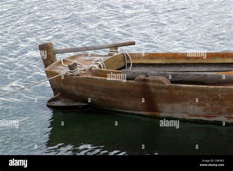 Old Rowing Boat Stock Photo Alamy