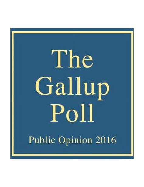 Gallup Polls Annual Rl The Gallup Poll Public Opinion