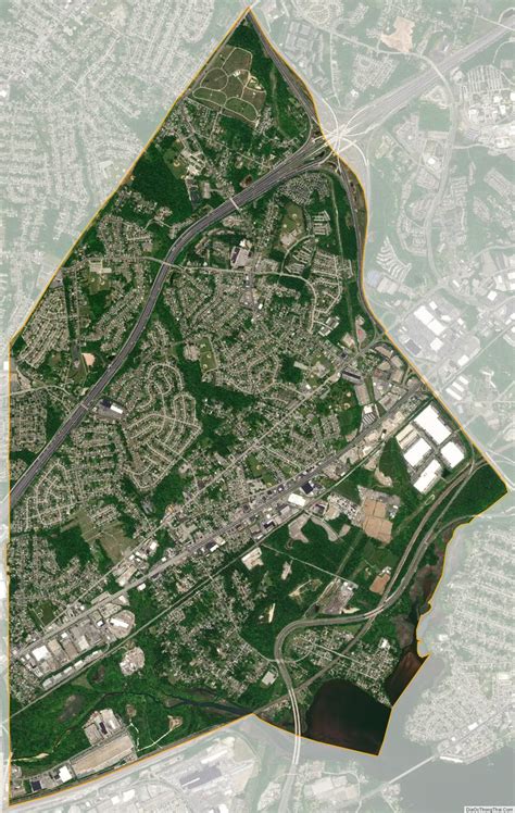 Map Of Rosedale Cdp Maryland