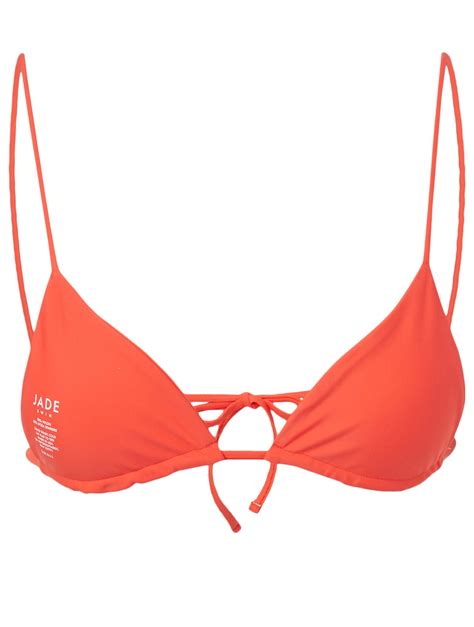 Jade Swim Via Triangle Bikini Top Holt Renfrew