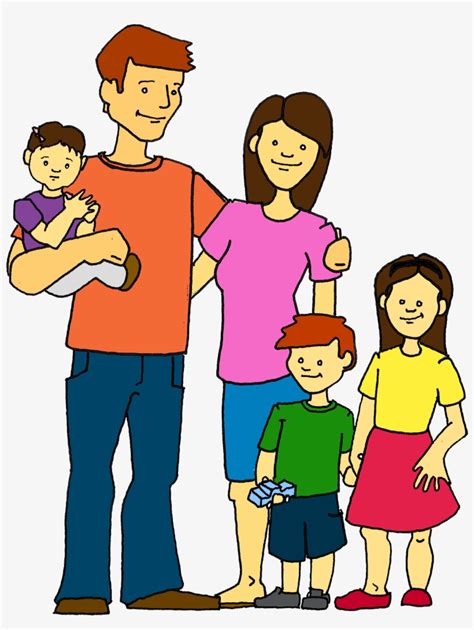 Happy Family Clip Art Free - Family Clipart - 840x1104 PNG Download - PNGkit