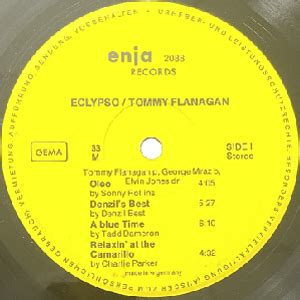 Tommy Flanagan Eclypso Jazz Records Seeed