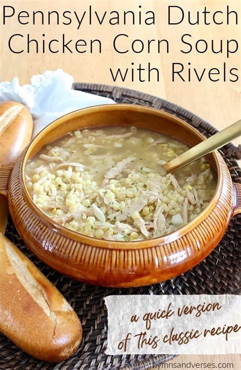 Pennsylvania Dutch Chicken Corn Soup With Rivels Artofit