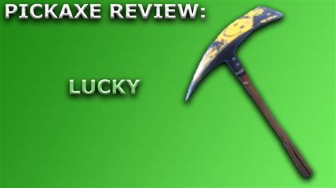 Lucky Pickaxe Review Sound Showcase ~ Fortnite Battle Royale Youtube