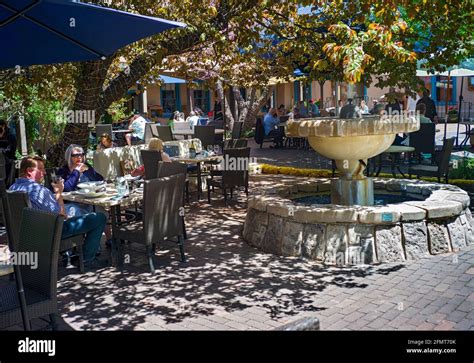 Santa Fe Dining Stock Photo - Alamy