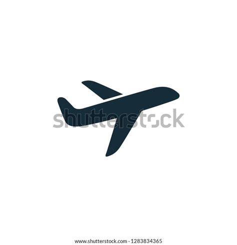 Airplane Icon Vector Transportation Logo Template Stock Vector (Royalty ...