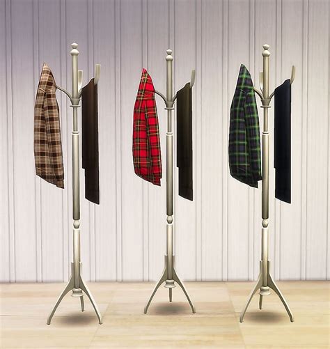 Sims4 Coat Rack Recolors 外套立架 Rubys Home Design Sims 4 Cc Kids