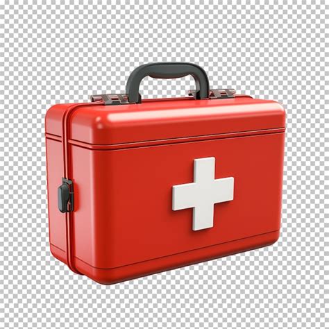 Premium Psd 3d Render Of First Aid Kit Icon Style