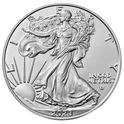 2023 1 oz American Silver Eagle Coin (BU) - Hero Bullion