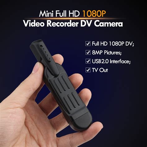 T189 8 MP Lens Full HD 1080P Mini Pen Voice Recorder Digital Video