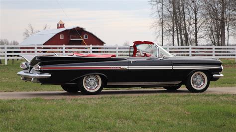 1959 Chevy Impala Convertible Black S And S Classic Cars