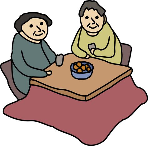 Kotatsu Heated Table - Openclipart