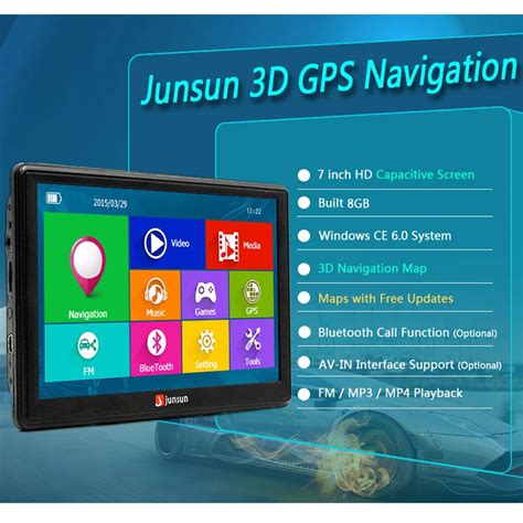 Acquistare Elettronica Auto Junsun D Hd Car Gps Navigation Fm