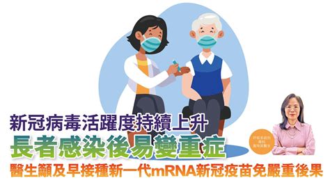 健康解碼｜新冠病毒活躍度持續上升 長者感染後易變重症 醫生籲及早接種新一代mrna新冠疫苗免嚴重後果 Am730