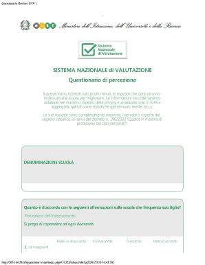 Compilabile Online Scamozzi Gov Sistema Nazionale Di Valutazione