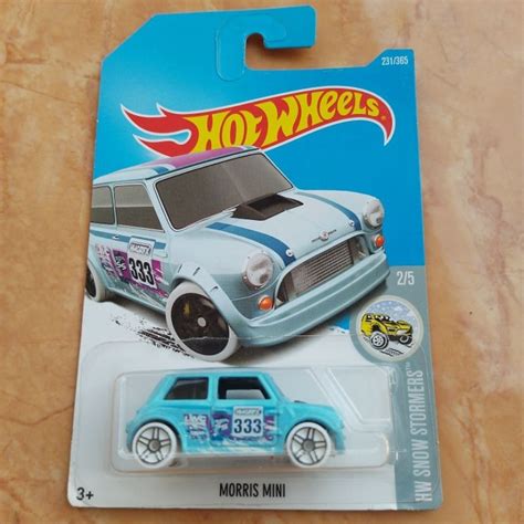 Jual Hot Wheels MORRIS MINI Biru Muda Shopee Indonesia