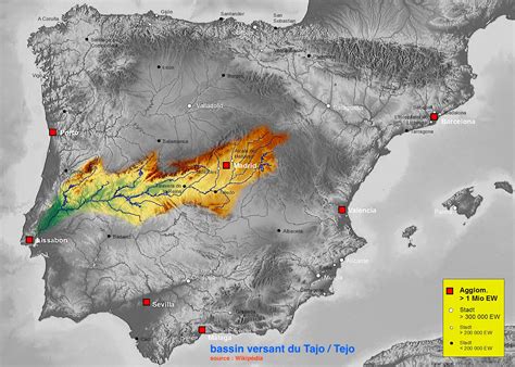 R O Tajo Tejo Ligne De Partage