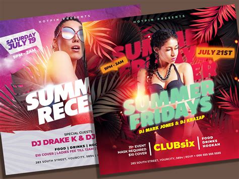 Summer Flyer Bundle Template By Hotpin On Dribbble