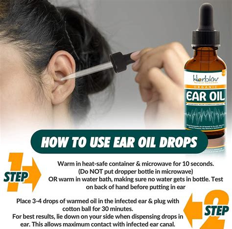 Organic Ear Oil For Ear Infections Natural Eardrops For Infection