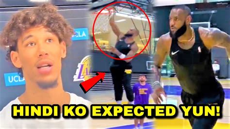 Grabe Ang Pagka SHOCKED Ni Jaxson Hayes Sa Ginawang DUNK Ni LeBron