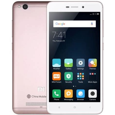 Xiaomi Redmi 4a Dual Sim In Rosegold In Gobal Version Mit Lte Band 20