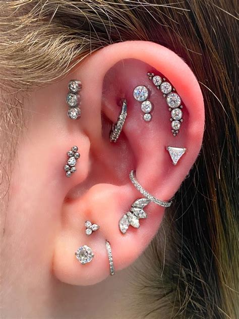 Jewelry ideas | Earings piercings, Ear jewelry, Ear piercings