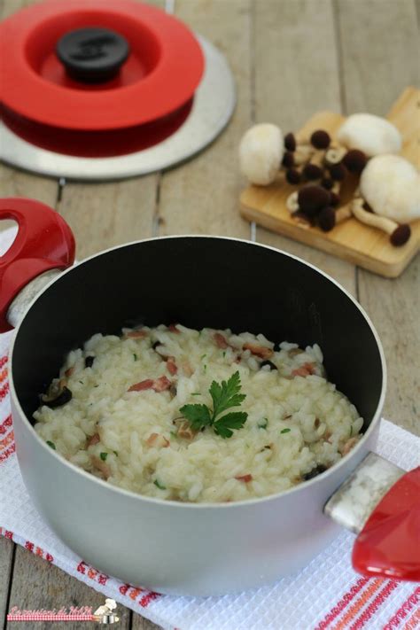 Risotto Funghi E Speck Con Magic Cooker Le Passioni Di Mam