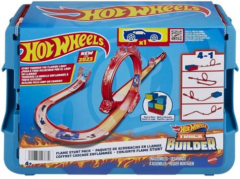 Mattel Hot Wheels Track Builder Pętla Ognia Hmc04 Sklep Internetowy Kraina Zabawek