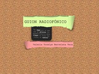 Tipos De Guion Radiofonico Ppt