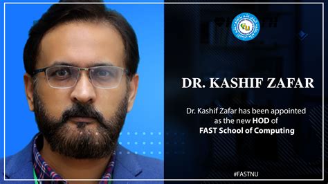 Dr Kashif Zafar Is Associated With Fast Nuces Lahore