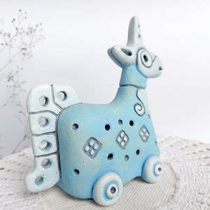 Ceramic Unicorn Figurine Handmade Unicorn Sculpture Unicorn - Etsy