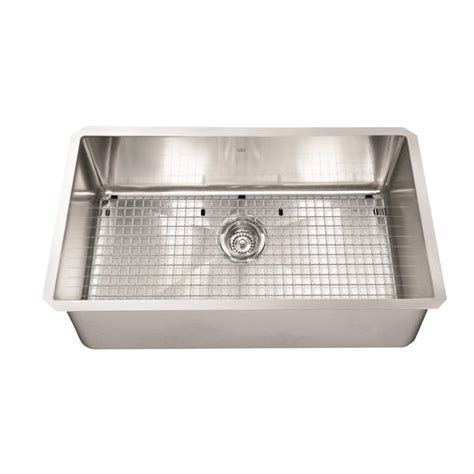 Kindred 2913 In X 18 In Stainless Steel Single Sink Kcus33a 9 10bg Rona