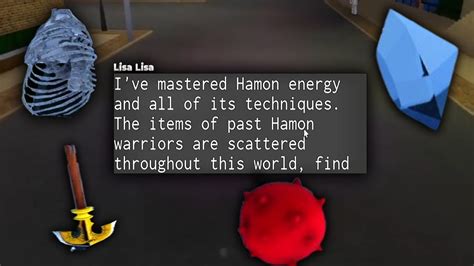 All Hamon Item Locations In Yba Your Bizarre Adventure Roblox Youtube