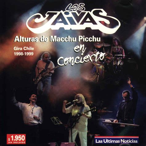 Carátula Frontal de Los Jaivas Alturas De Macchu Picchu En Concierto