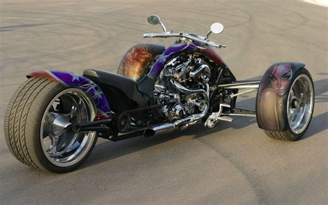 Custom Trikes Back To Front Trike Airbrushed Custom Stunning