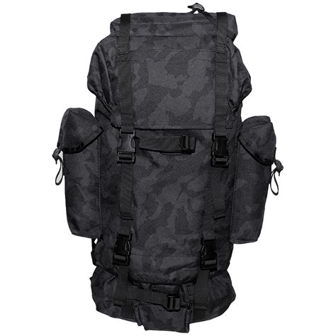 Mfh German Army Rucksack L Night Camo Backpacks Rucksacks