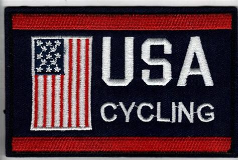 Cycling Team Usa Embroidered Iron On Patch Size 4 X 2 1 2 Usa Olympics At Amazon S Sports