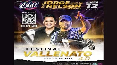 Festival Vallenato Manizales 2024 Conciertos En Manizales 2024