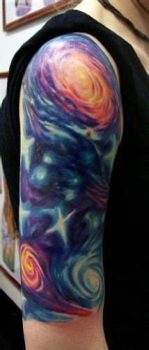 Watercolor Tattoos Galaxy Ideas Flawssy