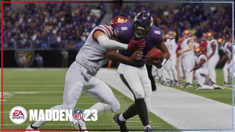 Commanders Vs Ravens Pre Season Football Madden Nfl 23 Youtube