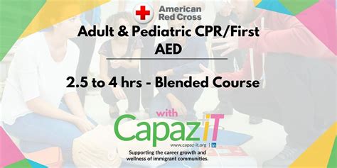 American Red Cross Adult And Pediatric Cprfirst Aidaed Blended Beulah Recreation Center