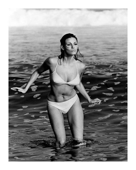 Globe Photos Entertainment Raquel Welch Posing In A Bikini Print On