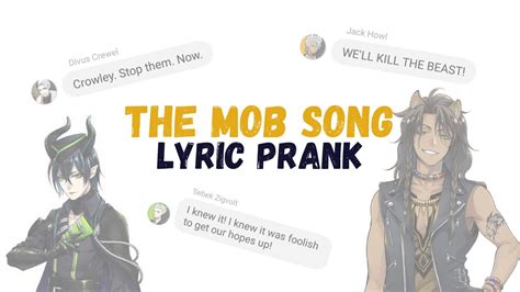 Twisted Wonderland The Mob Song Beauty And The Beast Ii Lyric Prank