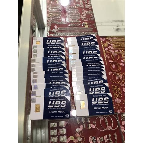 Jual Logam Mulia Ubs Gram Mulus Sni Shopee Indonesia