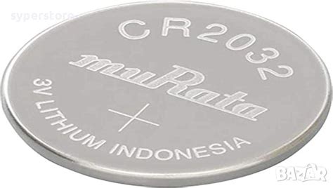 Батерия CR2032 MuRata 3V Lithium Cell в Друга електроника в гр. София ...